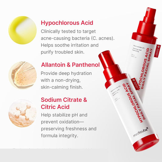 Hypochlorous Acid Daily Facial Spray 125 ML