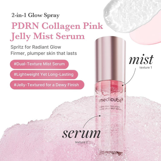 PDRN Pink Collagen Glow Jelly Mist Serum