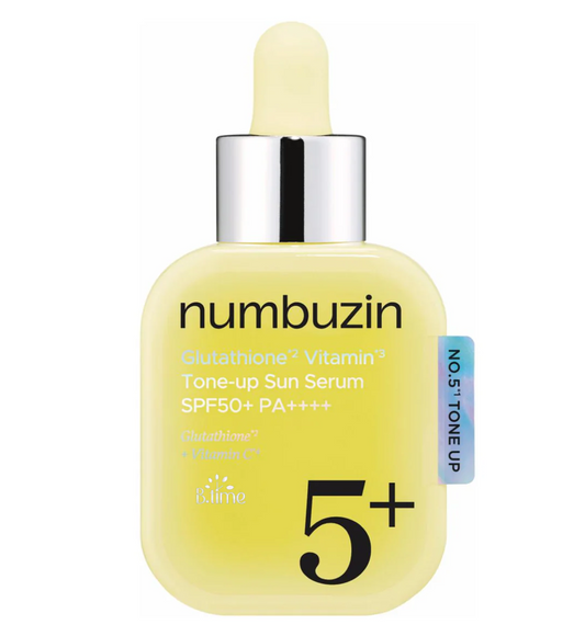 No.5+ Glutathione Vitamin Tone-up Sun Serum 30ml