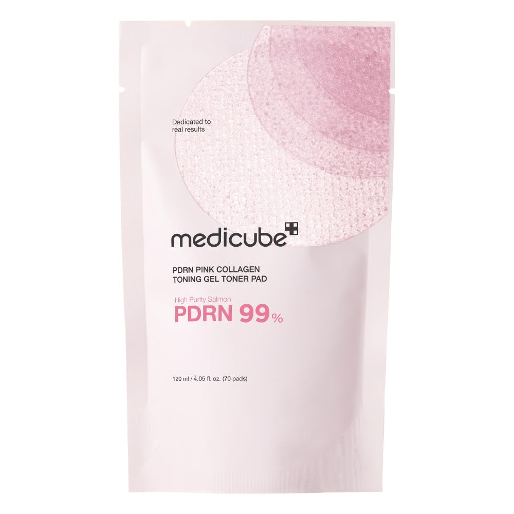 PDRN Pink Collagen Toning Gel Toner Pad