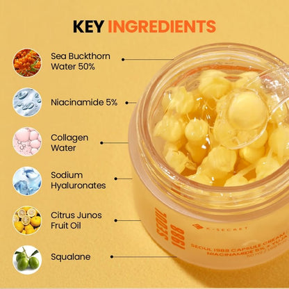SEOUL 1988 Capsule Cream : Niacinamide 5% + Yuja
