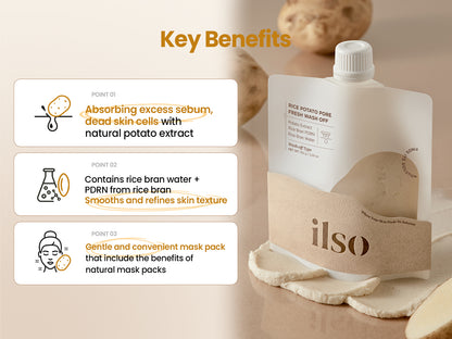 Rice Potato Pore Fresh Wash-Off Face Mask