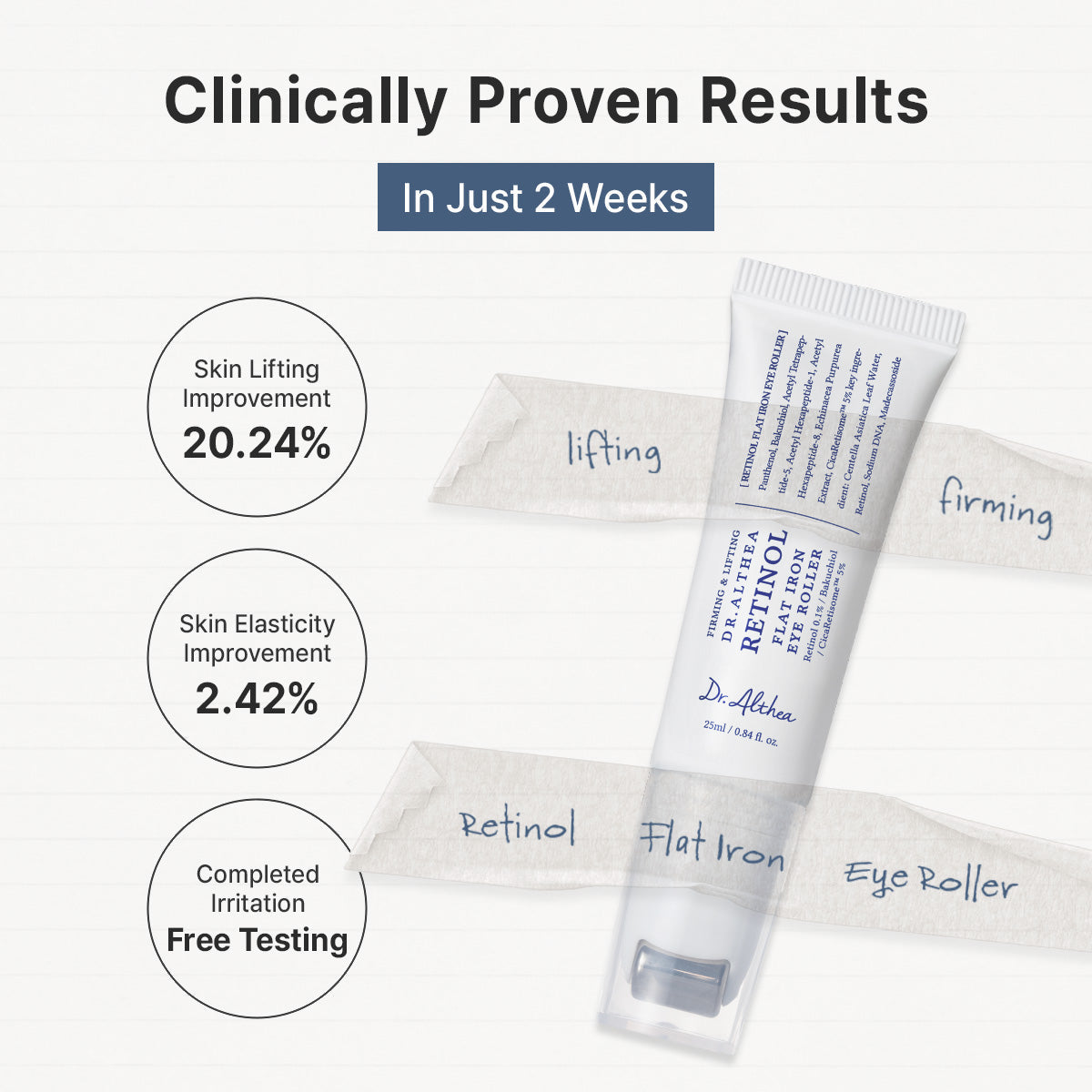 Retinol Flat Iron Eye Roller