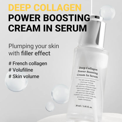 Deep Collagen Anti-wrinkle Cream In Serum 30ml