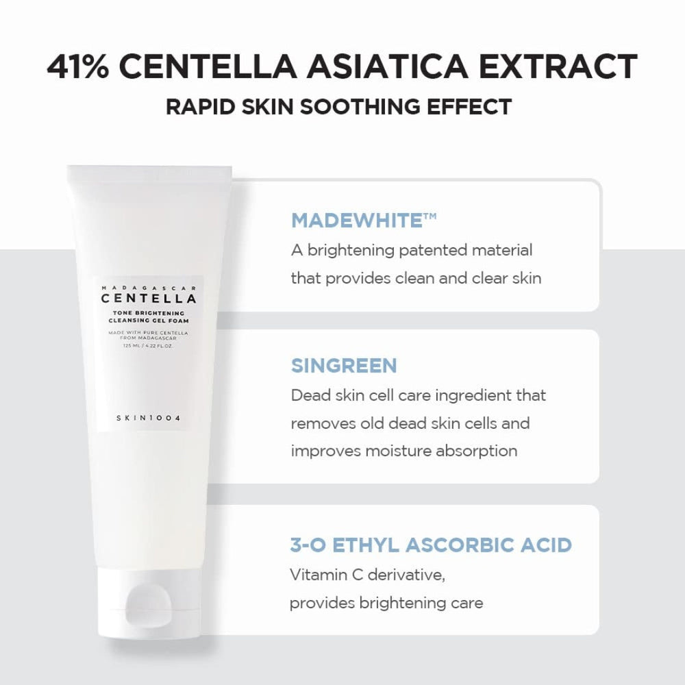 Tone Brightening Cleansing Gel Foam