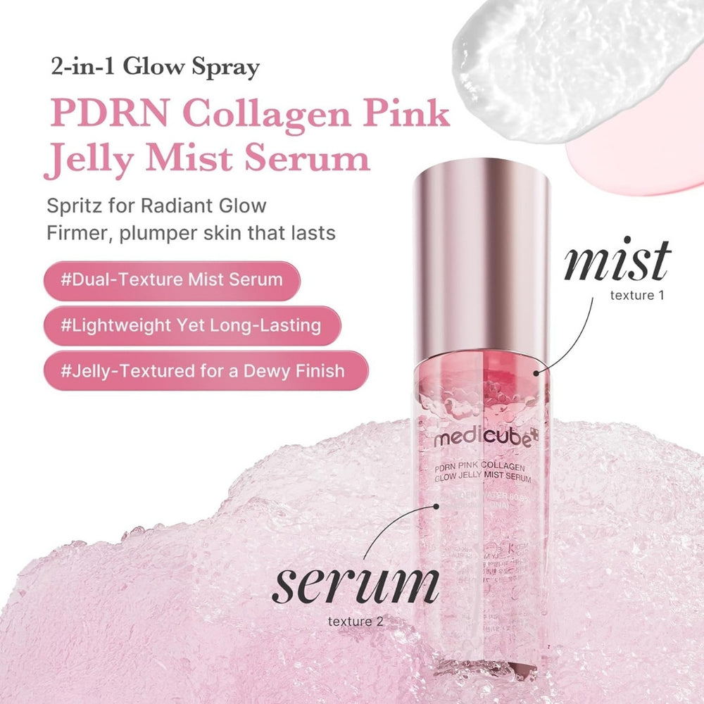 PDRN Pink Collagen Glow Jelly Mist Serum
